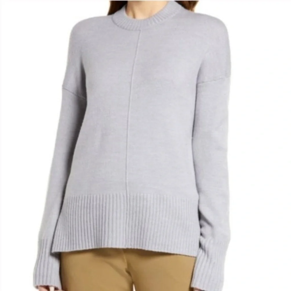 Nordstrom Wide Sleeve Sweater | Grey Heather | M